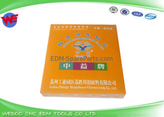 Materiały eksploatacyjne EDM z drutem molibdenowym Wymiary 0,18 mm * 2000 M / długość szpuli