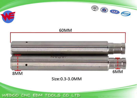 Wskazówka drutów z ceramiki nierdzewnej Z140 Do wiertarki EDM 8*6*60mmL 0.1mm-3.2mm